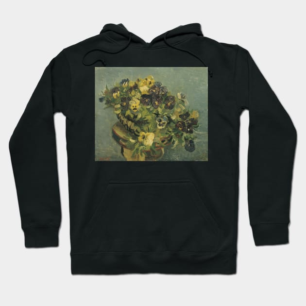 Basket of violets by van Gogh Hoodie by Artimaeus